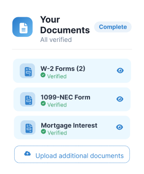 Your verified documents
